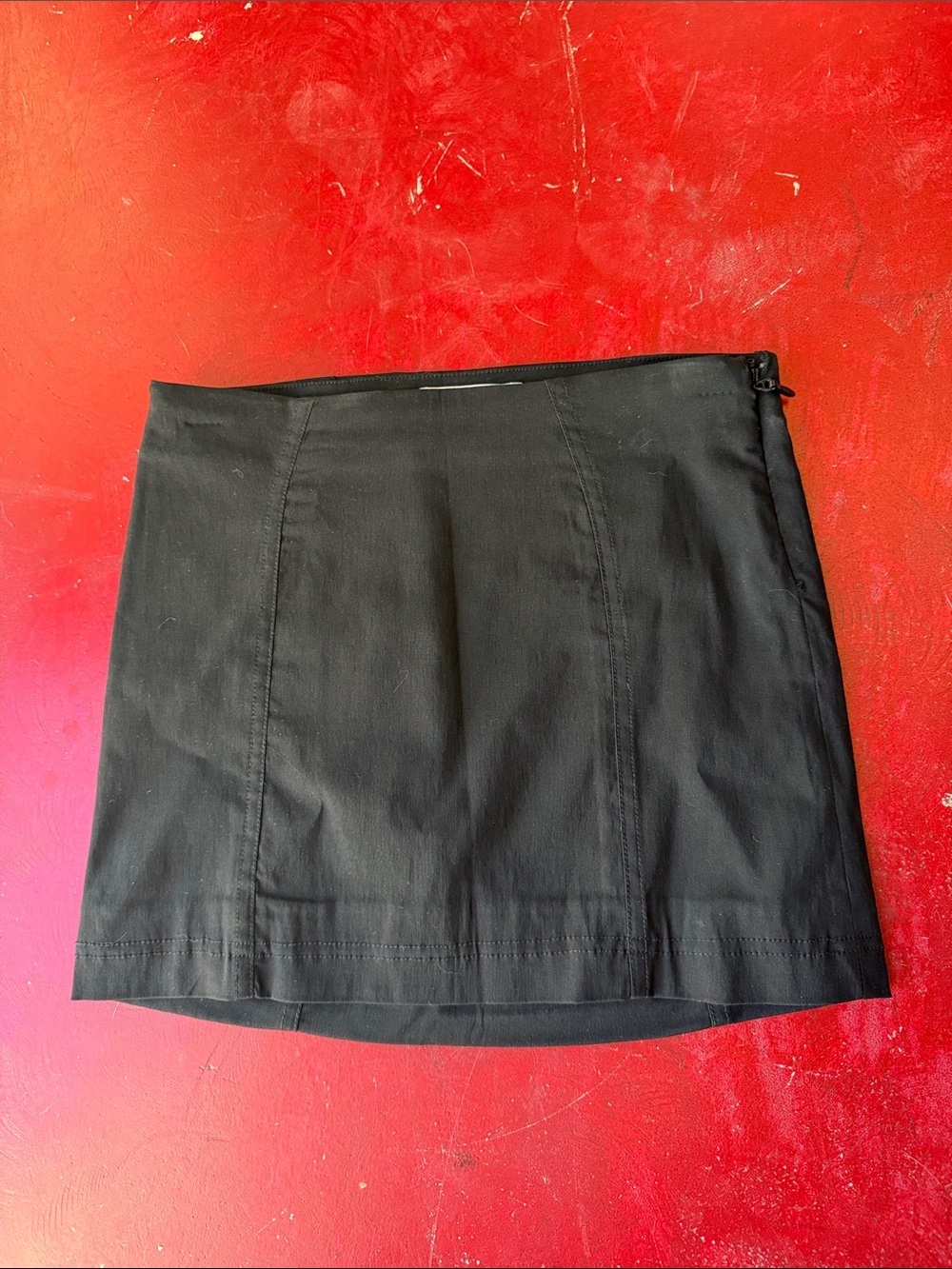 House of CB Black Mini Skirt with Panel Detailing